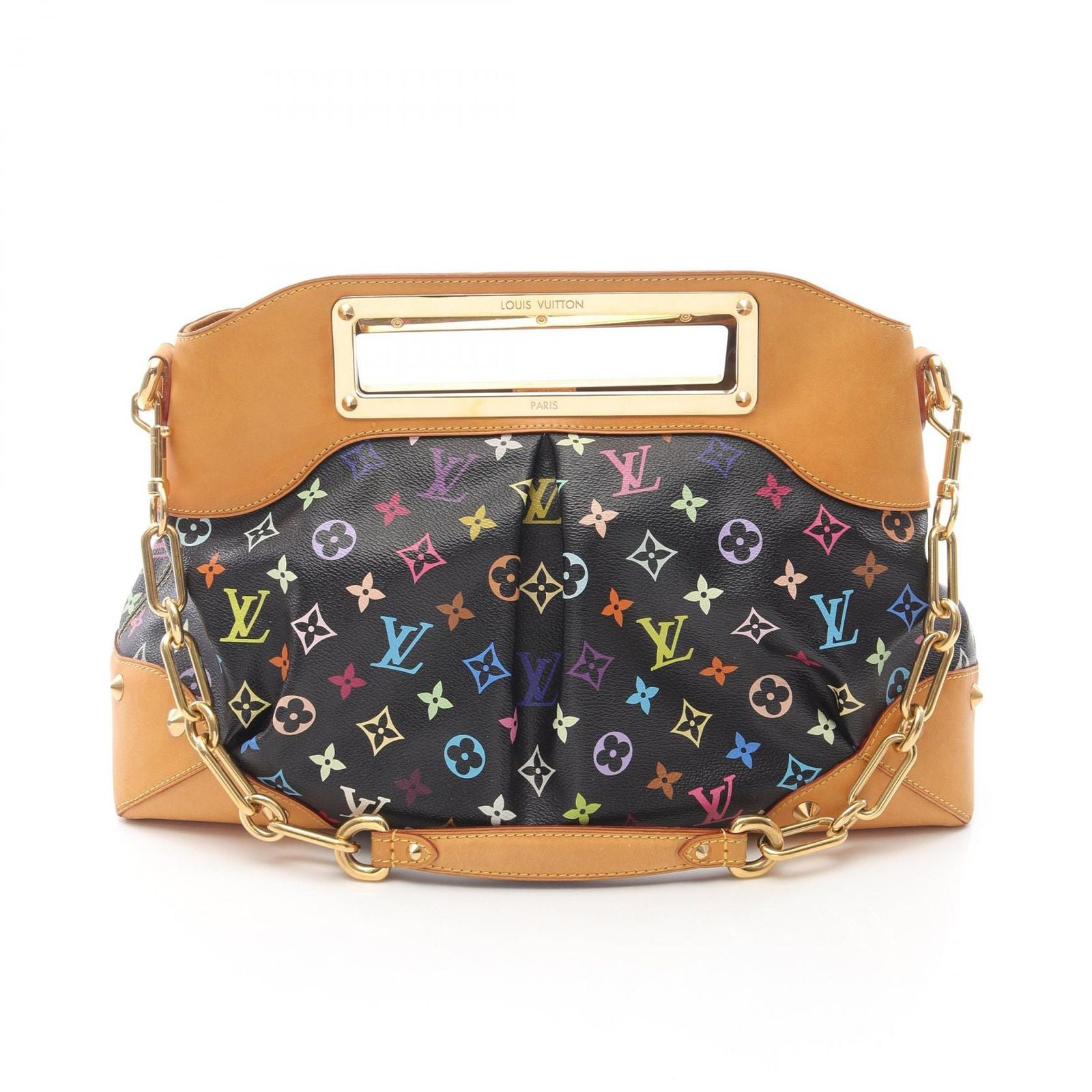 Louis Vuitton Shoulder Bag Jidi GM Noir Canvas Leather