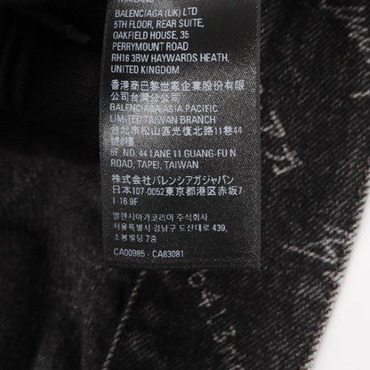 Balenciaga Denim Jacket O-leo-ba-logo — view 4