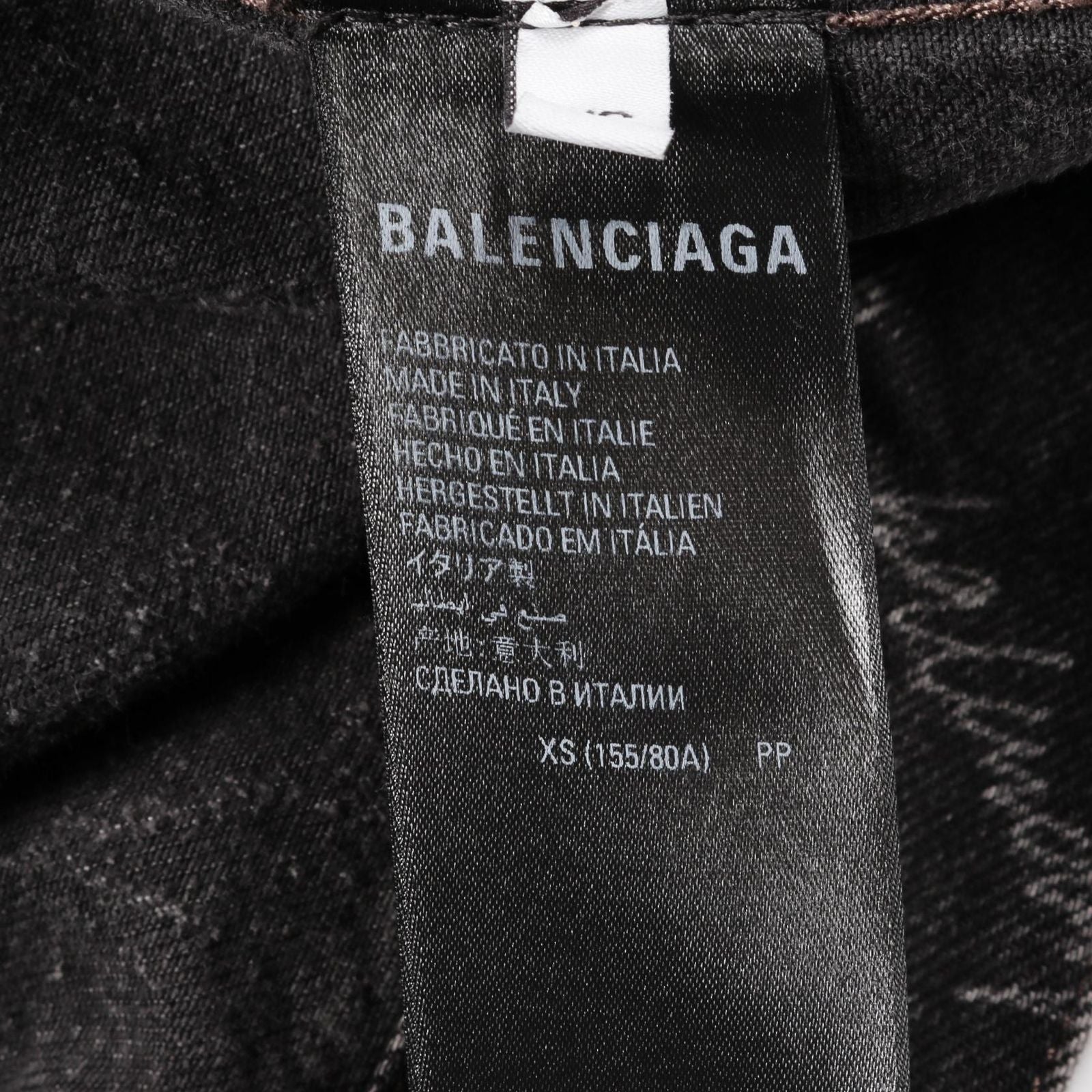 Balenciaga Denim Jacket O-leo-ba-logo — view 6