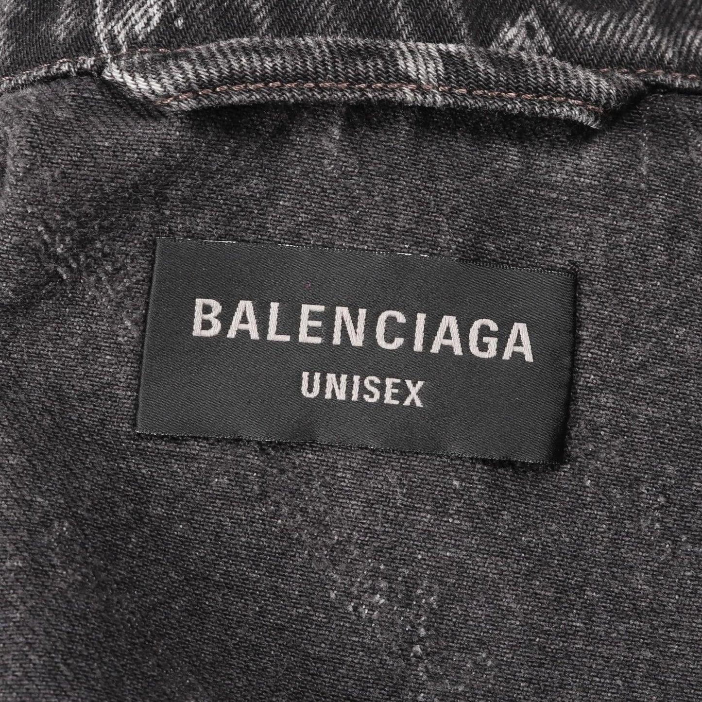 Balenciaga Denim Jacket O-leo-ba-logo — view 3
