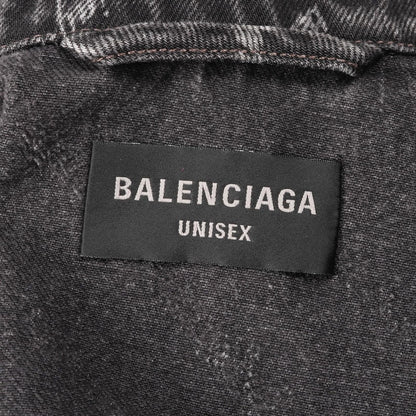 Balenciaga Denim Jacket O-leo-ba-logo — view 3