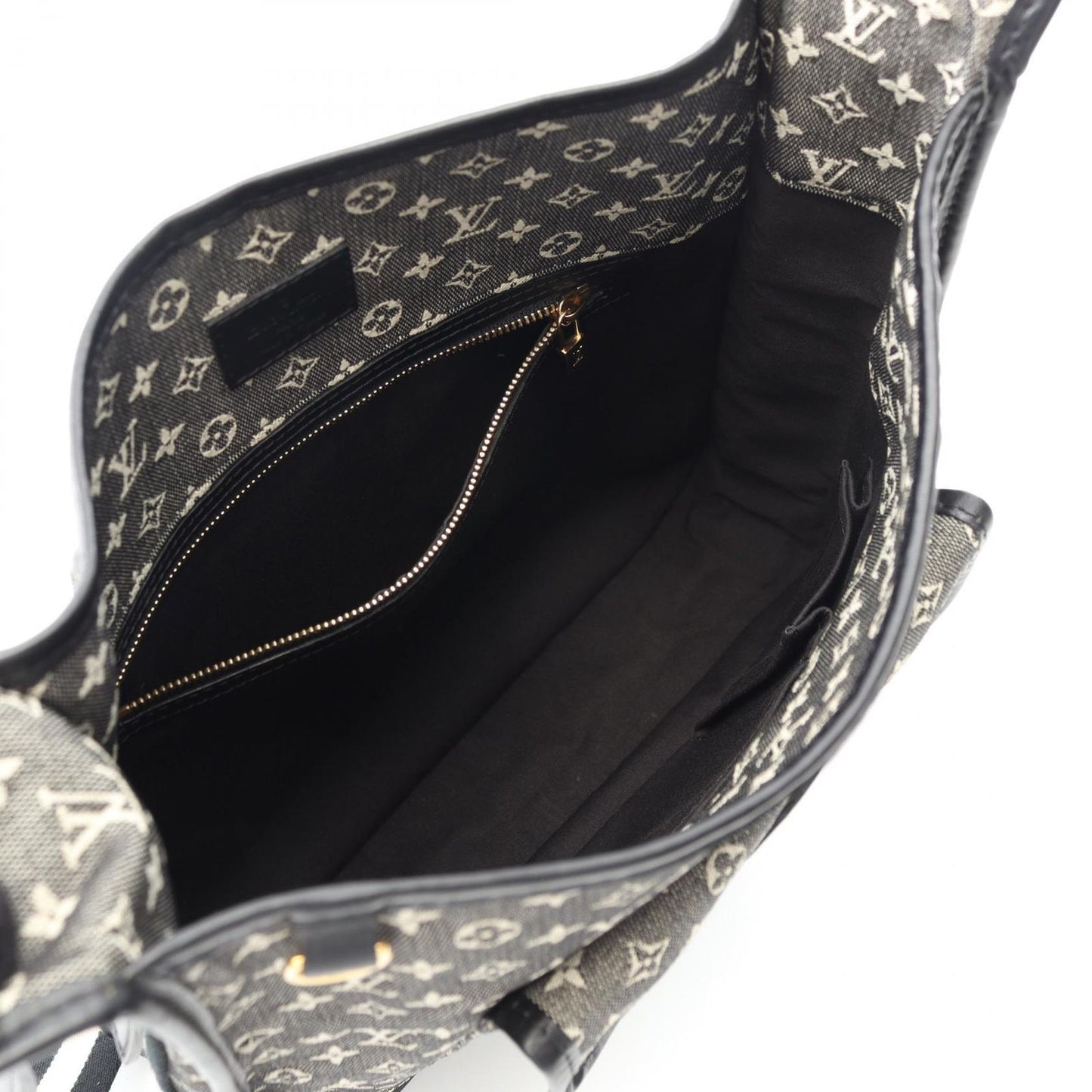 Louis Vuitton Shoulder Bag Besace Mali Keto Noir Canvas Leather — view 3