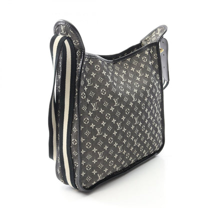 Louis Vuitton Shoulder Bag Besace Mali Keto Noir Canvas Leather — view 2