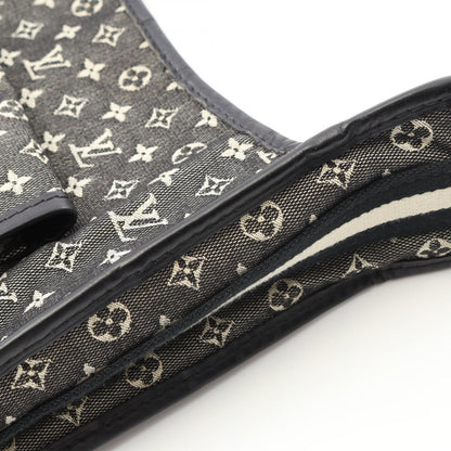Louis Vuitton Shoulder Bag Besace Mali Keto Noir Canvas Leather — view 6