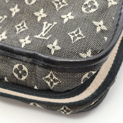 Louis Vuitton Shoulder Bag Besace Mali Keto Noir Canvas Leather — view 7