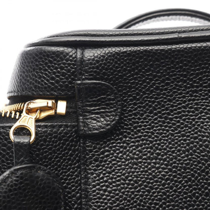 Chanel Handbag CC Logo Black CC Verticalshape Vanity — view 8