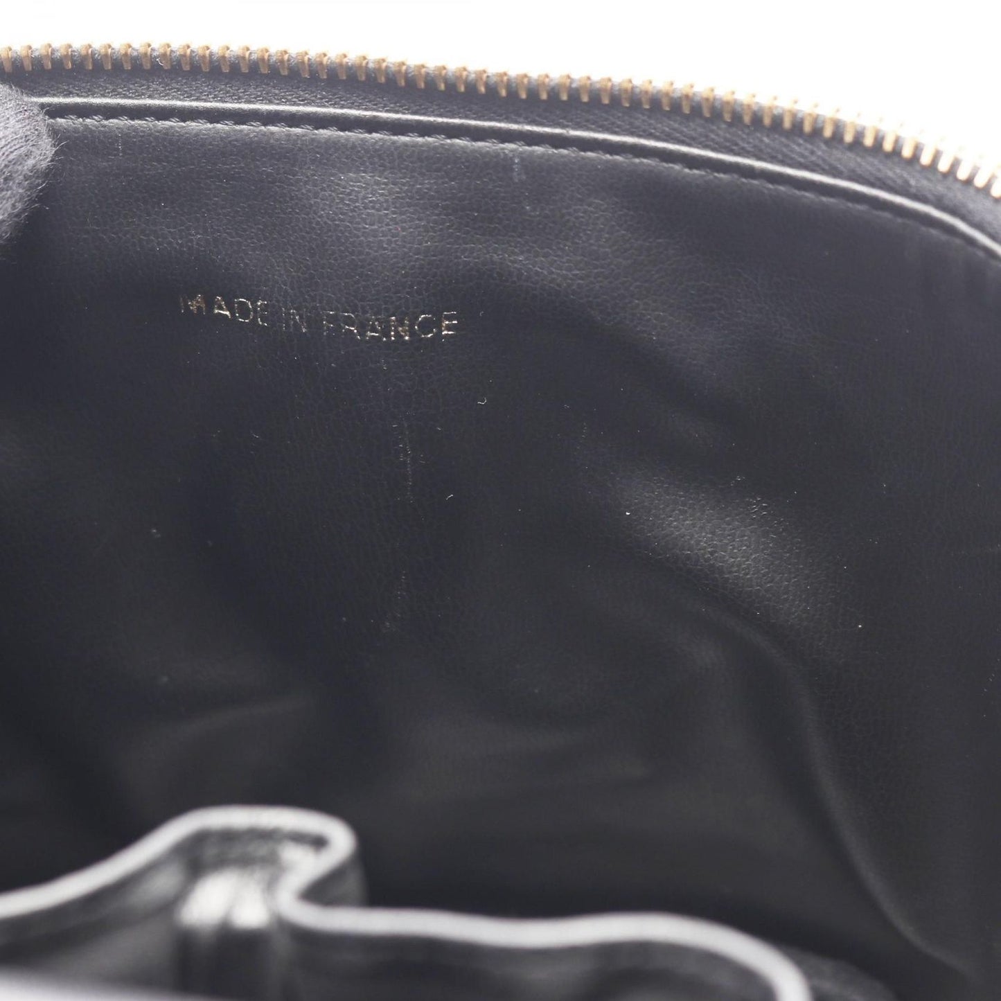 Chanel Handbag CC Logo Black CC Verticalshape Vanity — view 6