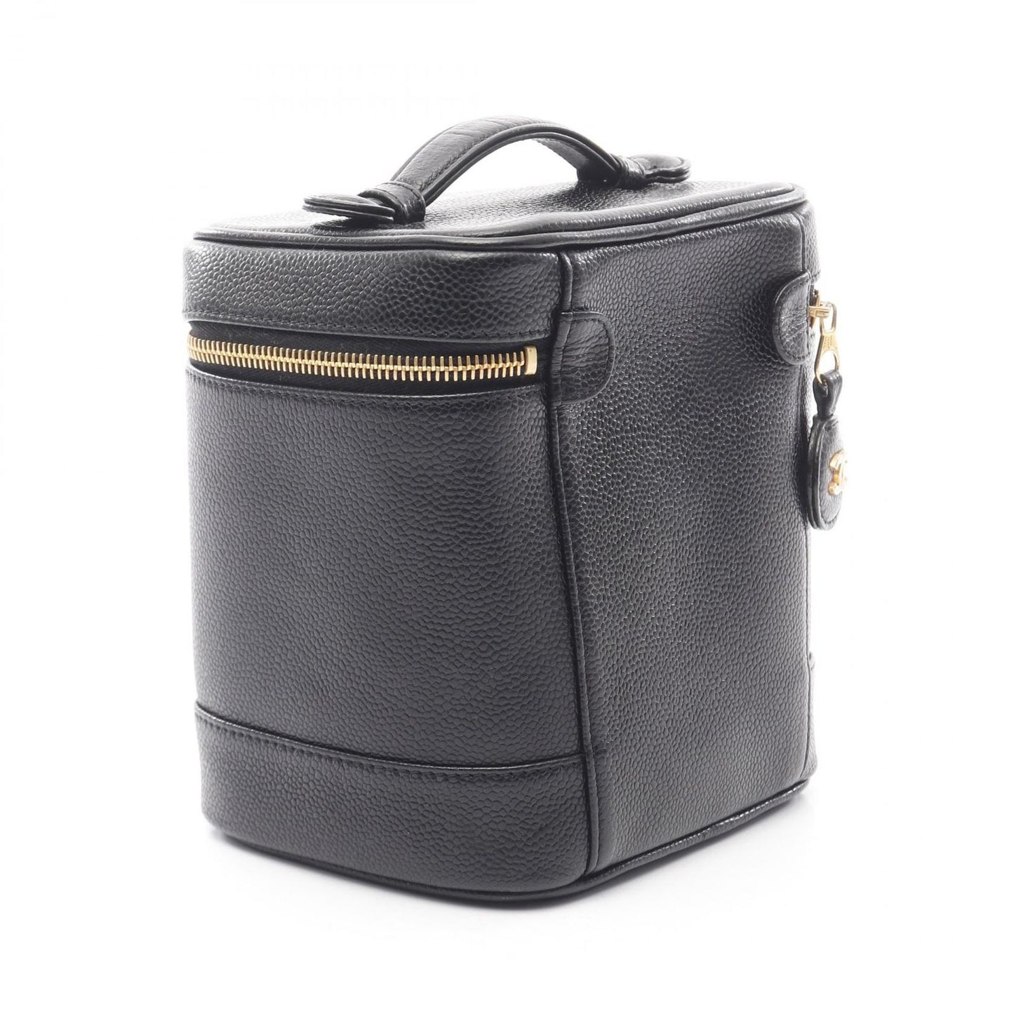 Chanel Handbag CC Logo Black CC Verticalshape Vanity — view 2