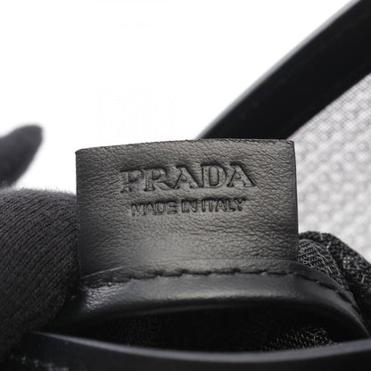 Prada Lada Tote Rete Paillettes Black Patent Leather Minitote — view 4