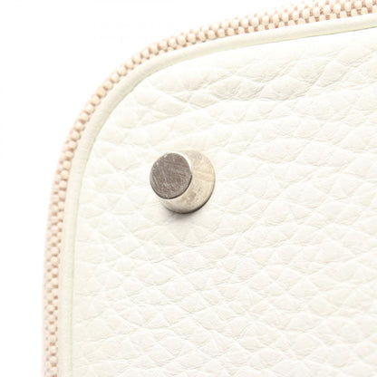 Hermes Handbag Picotin MM nineryu White Leather Canvas — view 6
