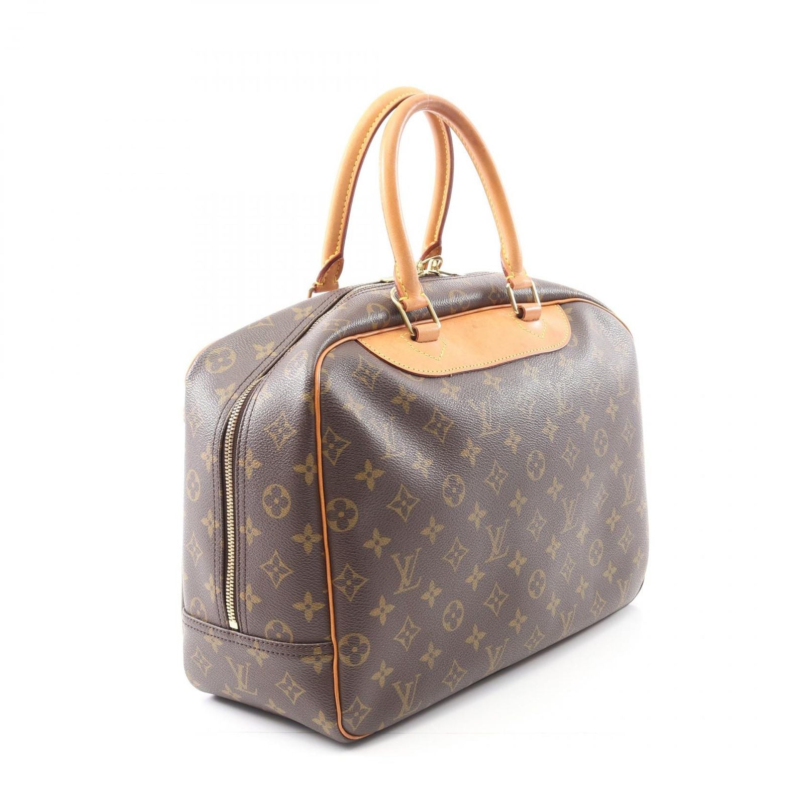 Louis Vuitton Handbag Deauville Bowling Tee Canvas Leather — view 2