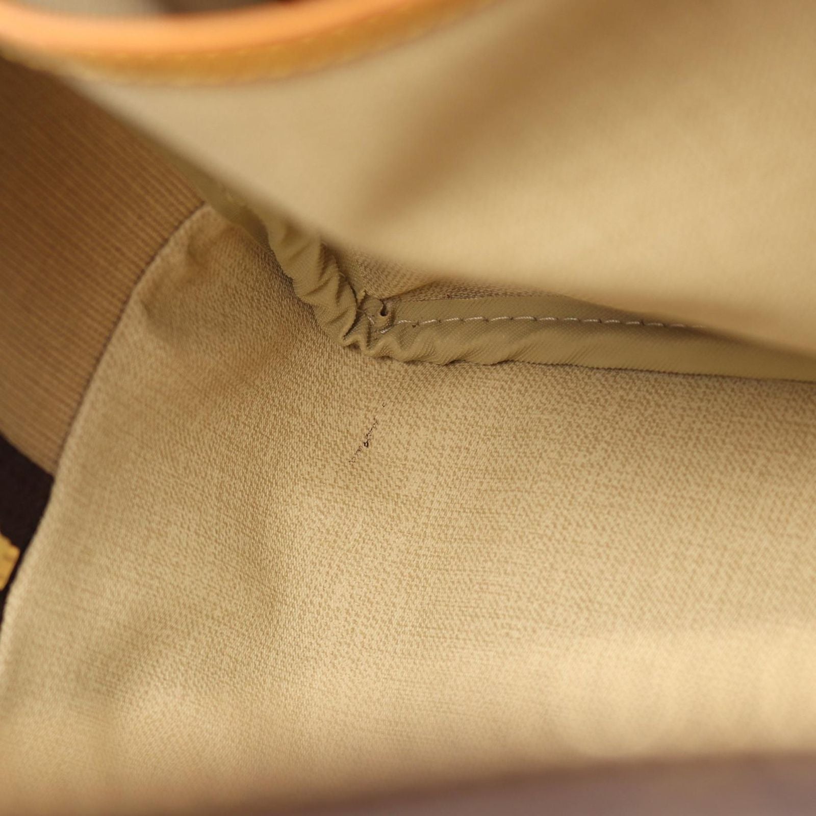 Louis Vuitton Handbag Deauville Bowling Tee Canvas Leather — view 6