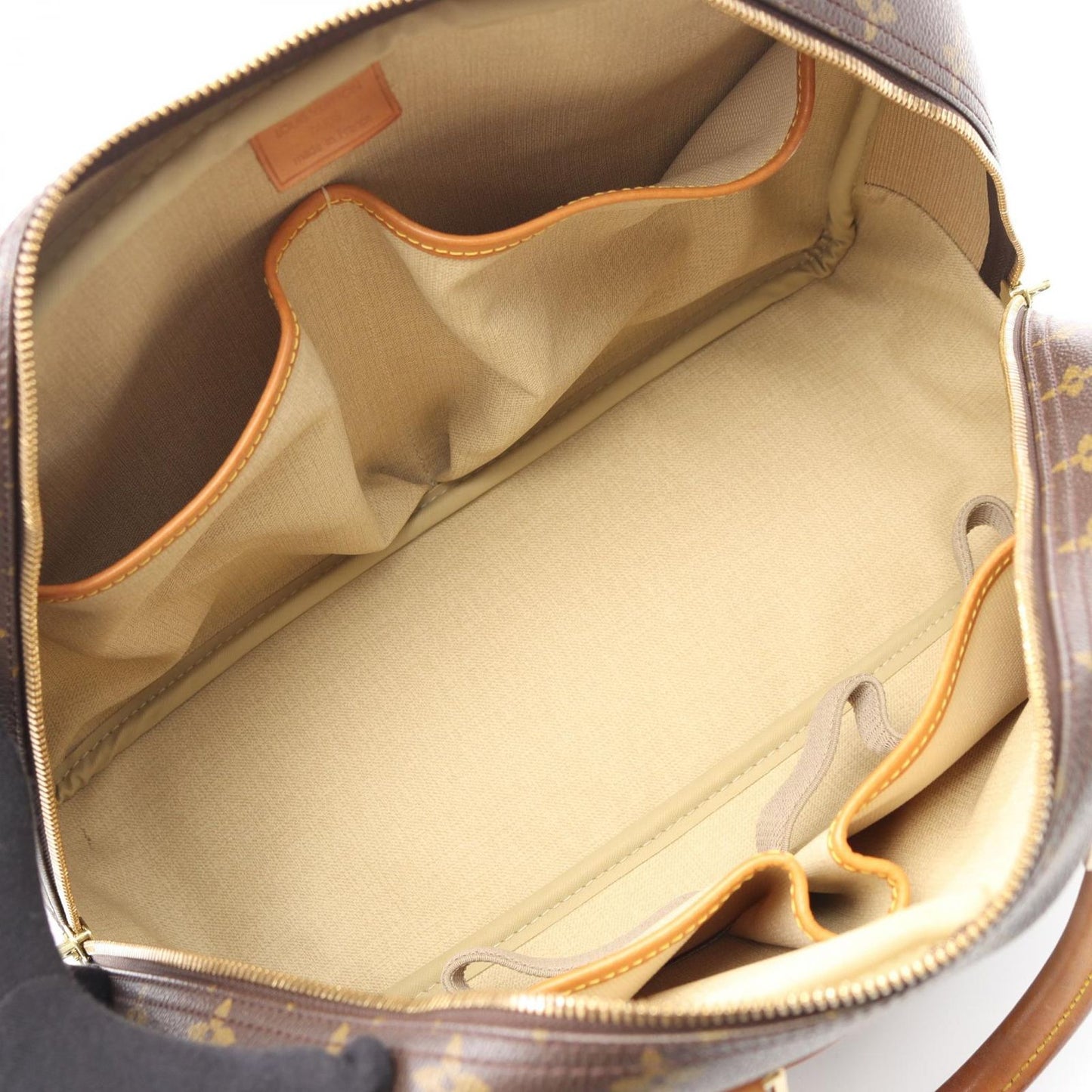 Louis Vuitton Handbag Deauville Bowling Tee Canvas Leather — view 3