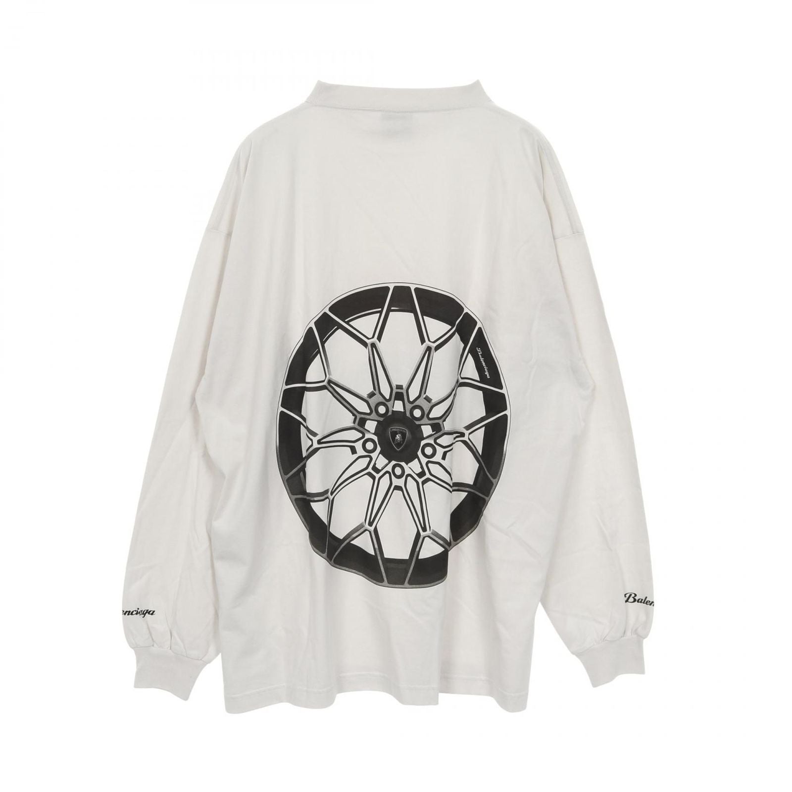 Balenciaga Top Automobili Lamborghini Gray Cotton — view 2