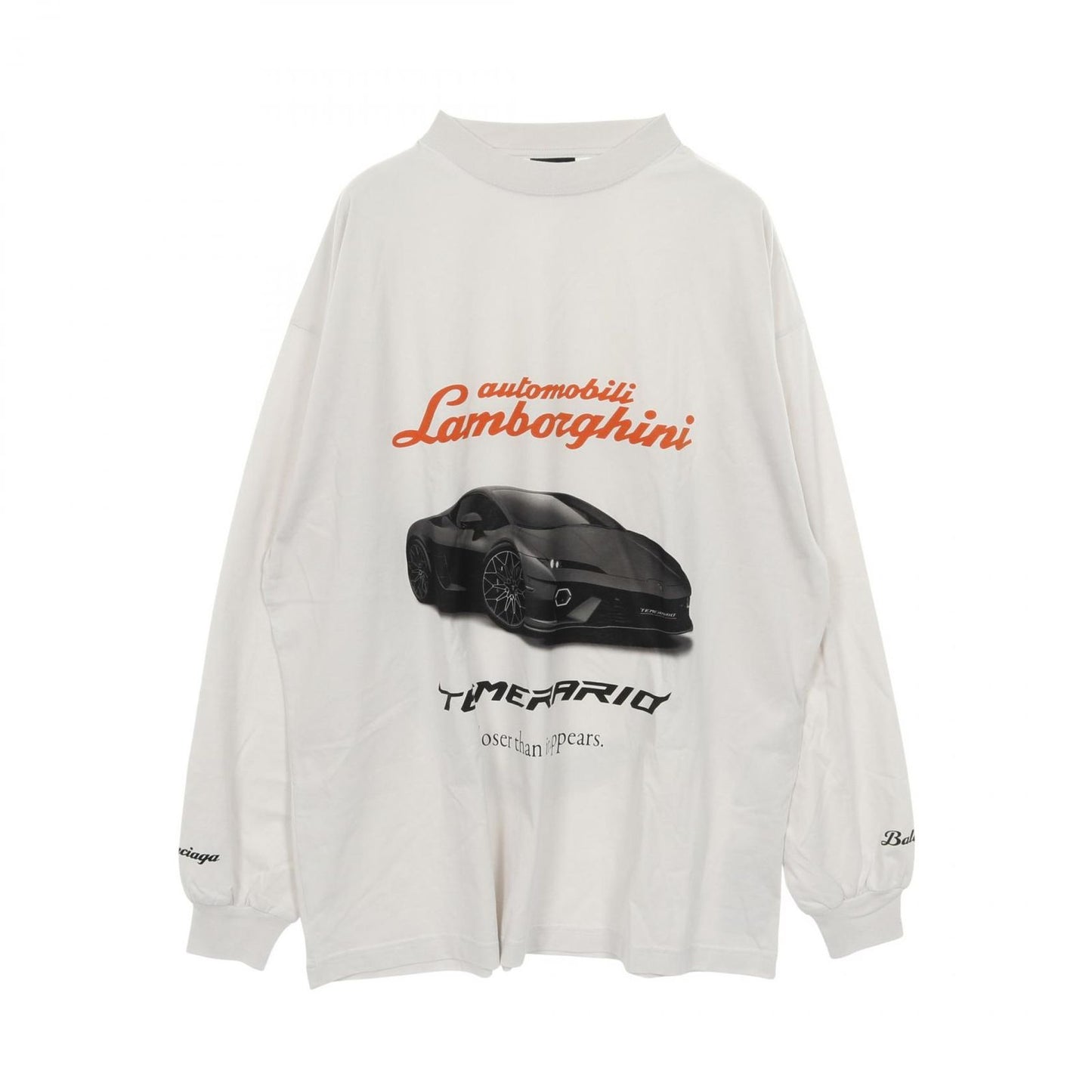 Balenciaga Top Automobili Lamborghini Gray Cotton