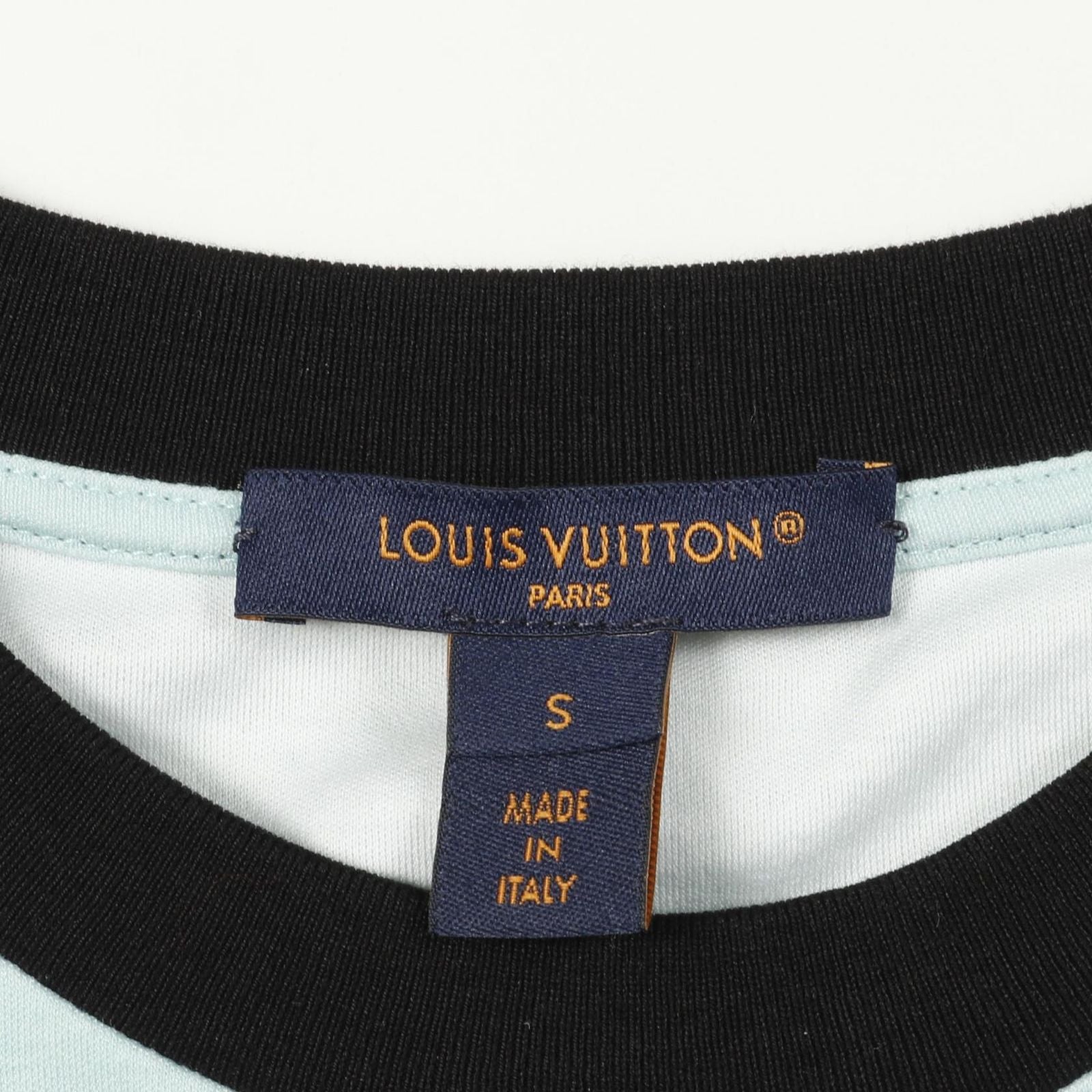 Louis Vuitton Top LV Danine Blue Cotton — view 3