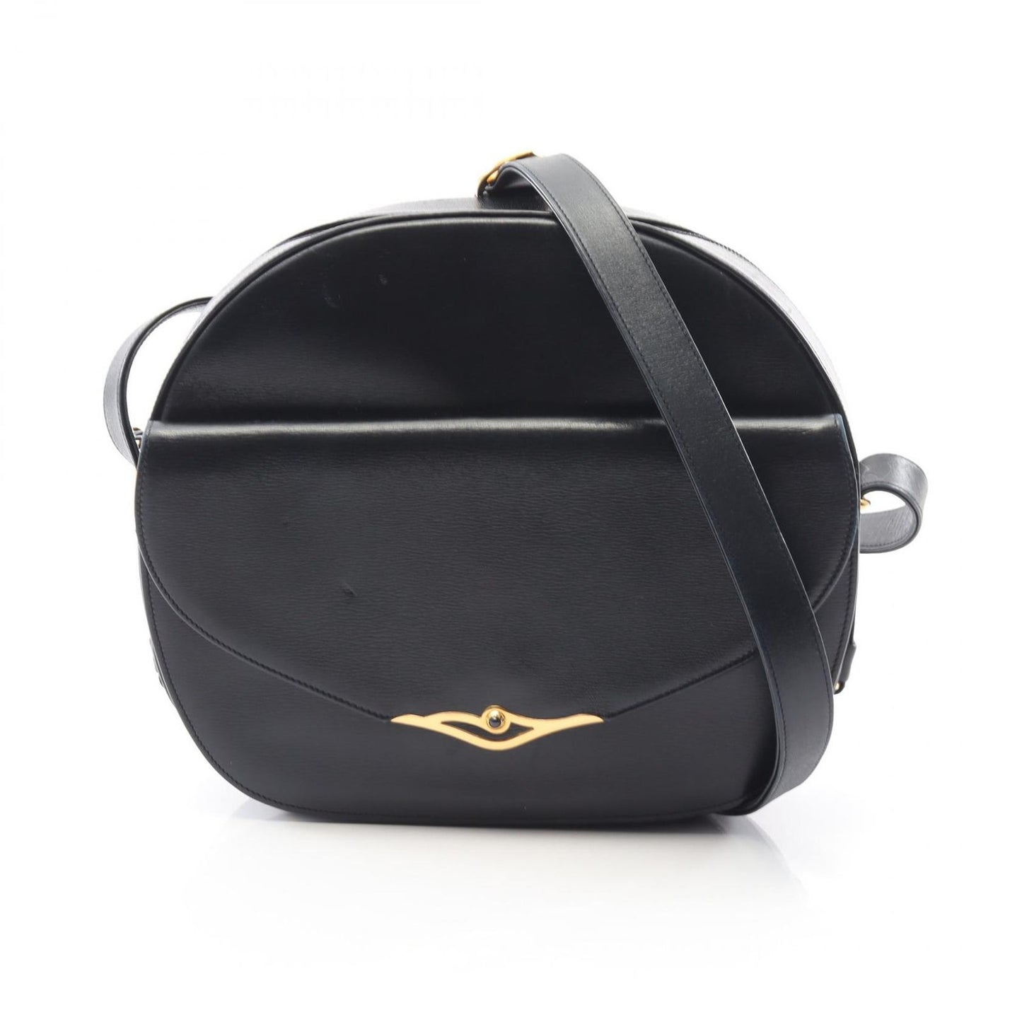Cartier Shoulder Bag Sa aline Navy Leather Sa
