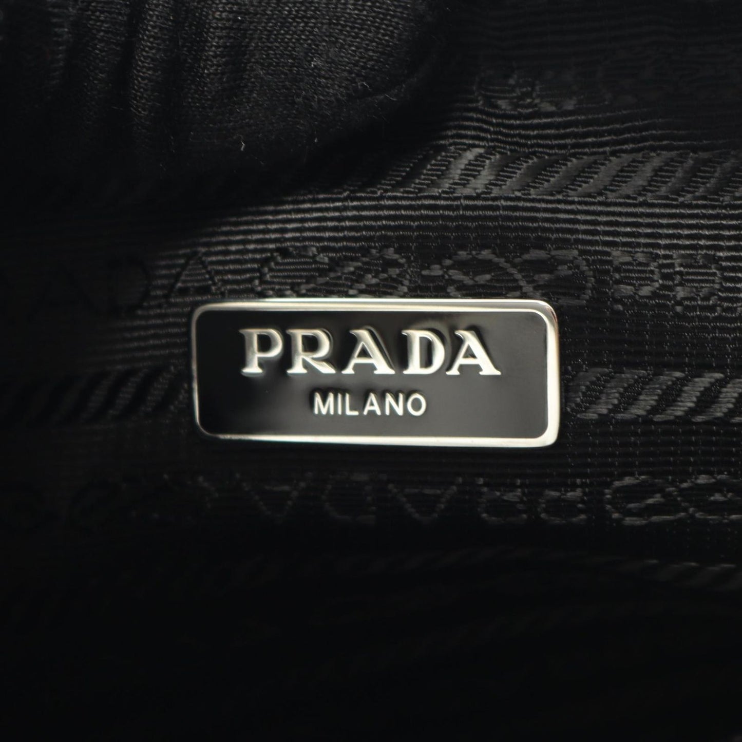 Prada Lada Handbag Edition Miniba Black Nylon — view 4