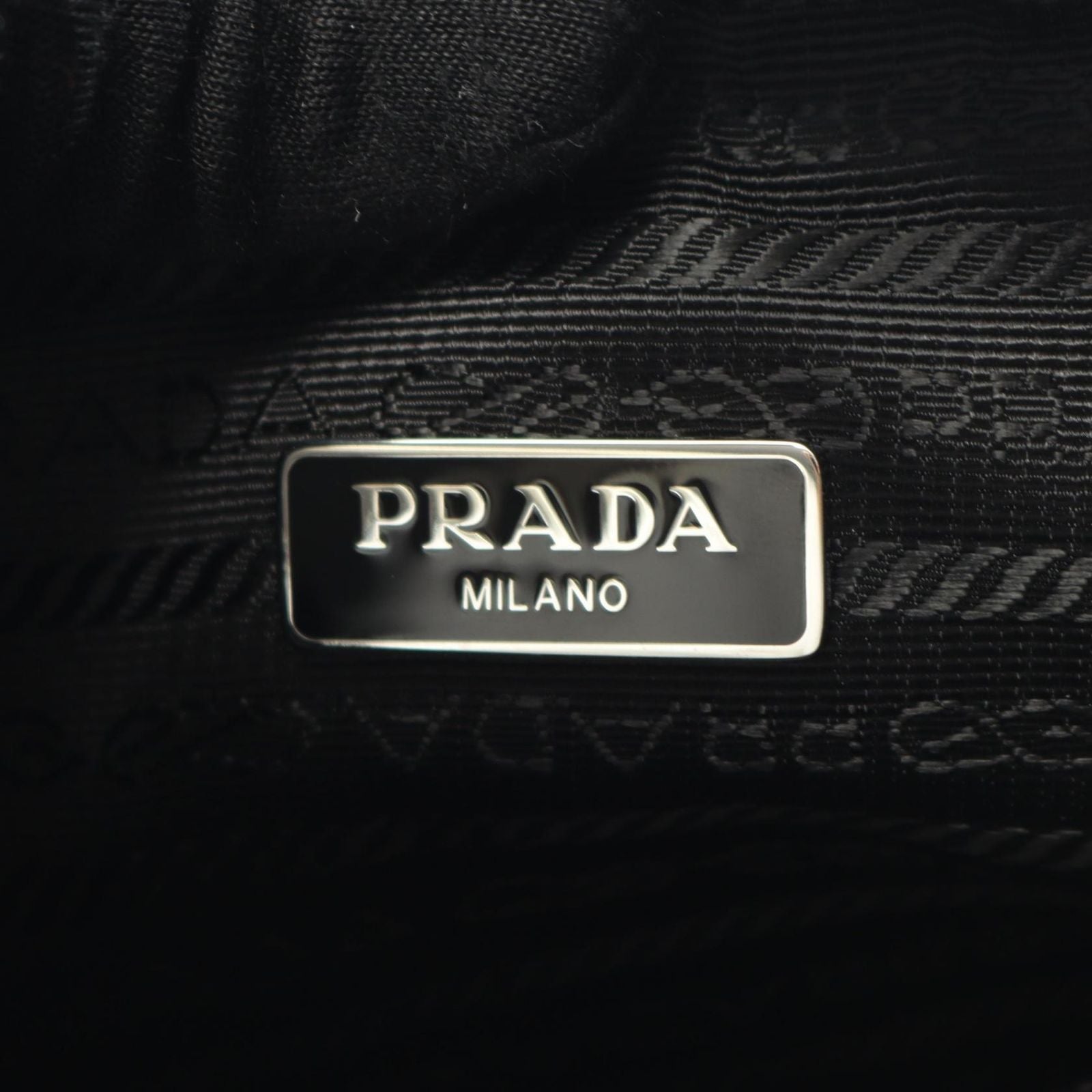 Prada Lada Handbag Edition Miniba Black Nylon — view 4