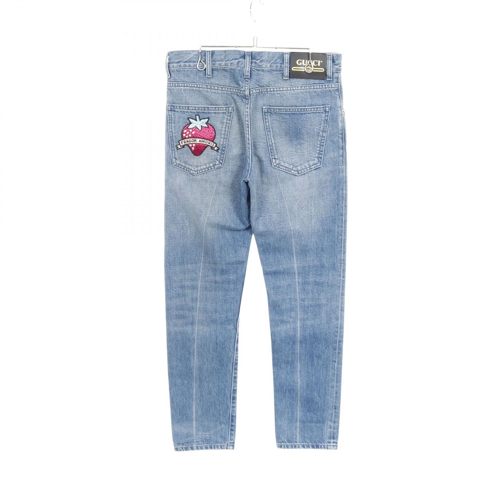 Gucci Denim Pants Blue Cotton — view 2