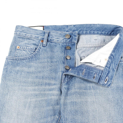 Gucci Denim Pants Blue Cotton — view 5