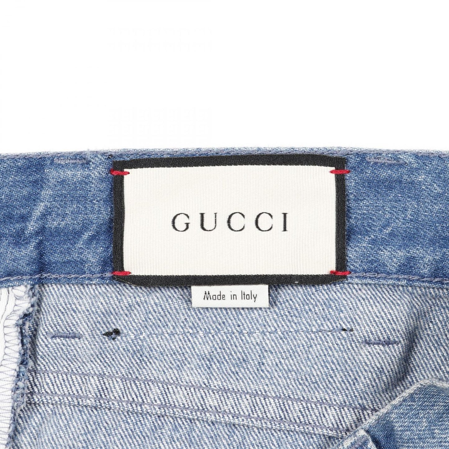 Gucci Denim Pants Blue Cotton — view 3