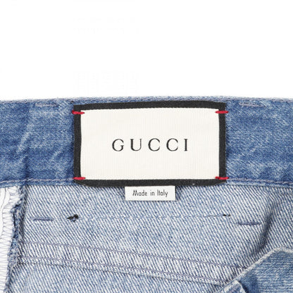 Gucci Denim Pants Blue Cotton — view 3