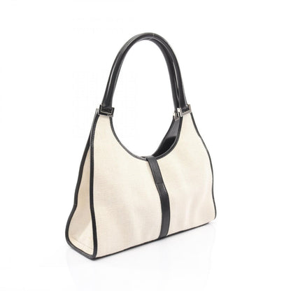 Gucci Shoulder Bag Jackie 002 Black Canvas Leather — view 2