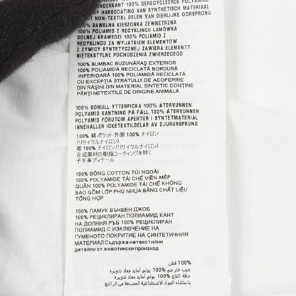 Prada Lada Top Re-Nylon lelogo Plate White Cotton — view 4