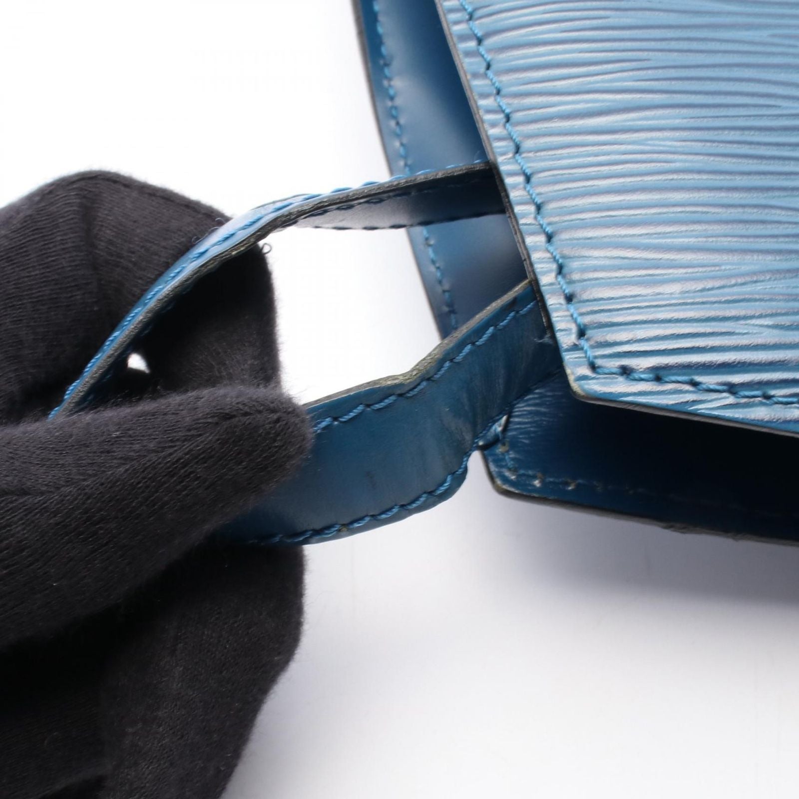 Louis Vuitton Shoulder Bag Nineryu Toredeblue Leather — view 7