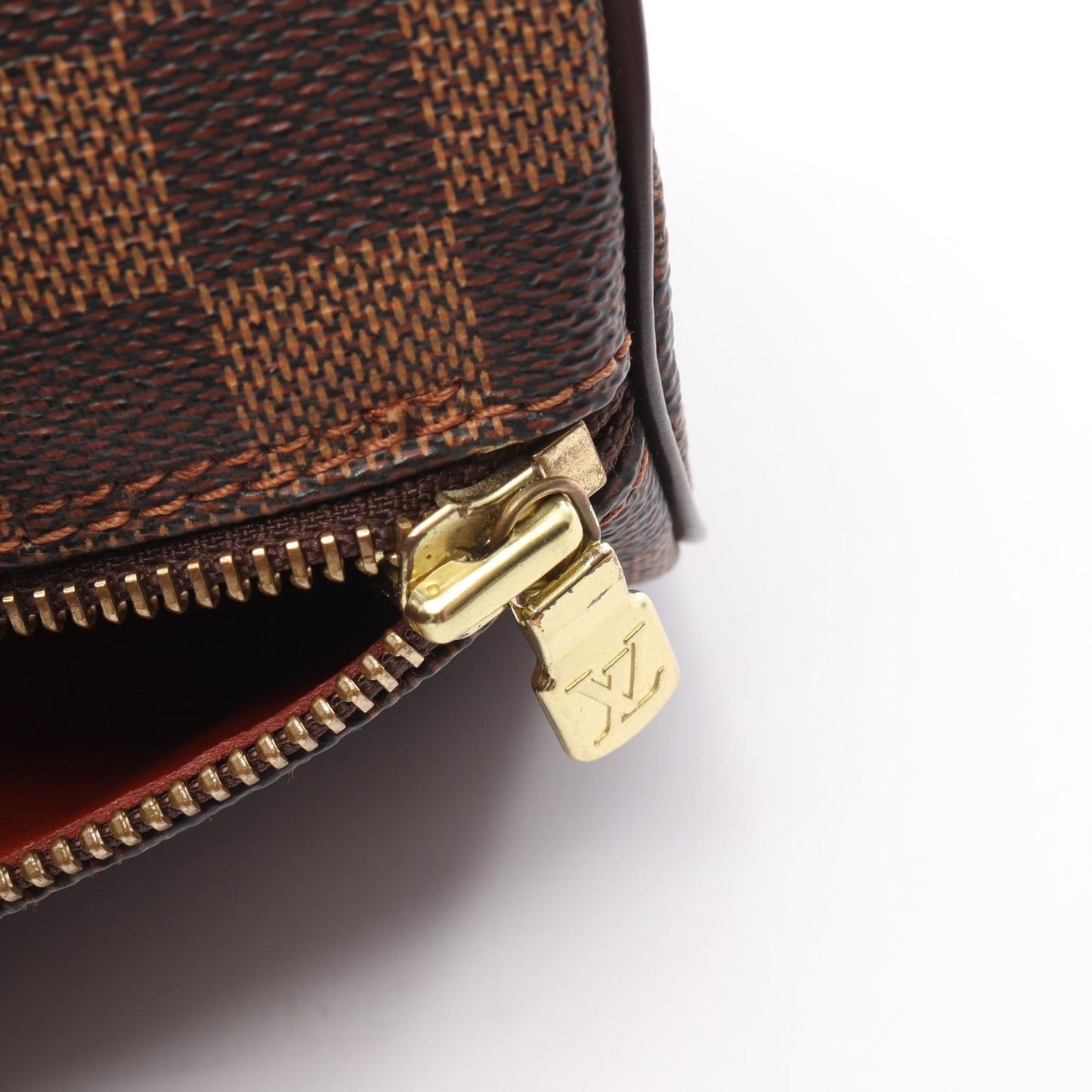 Louis Vuitton Handbag Damier Ebene Canvas Leather — view 6