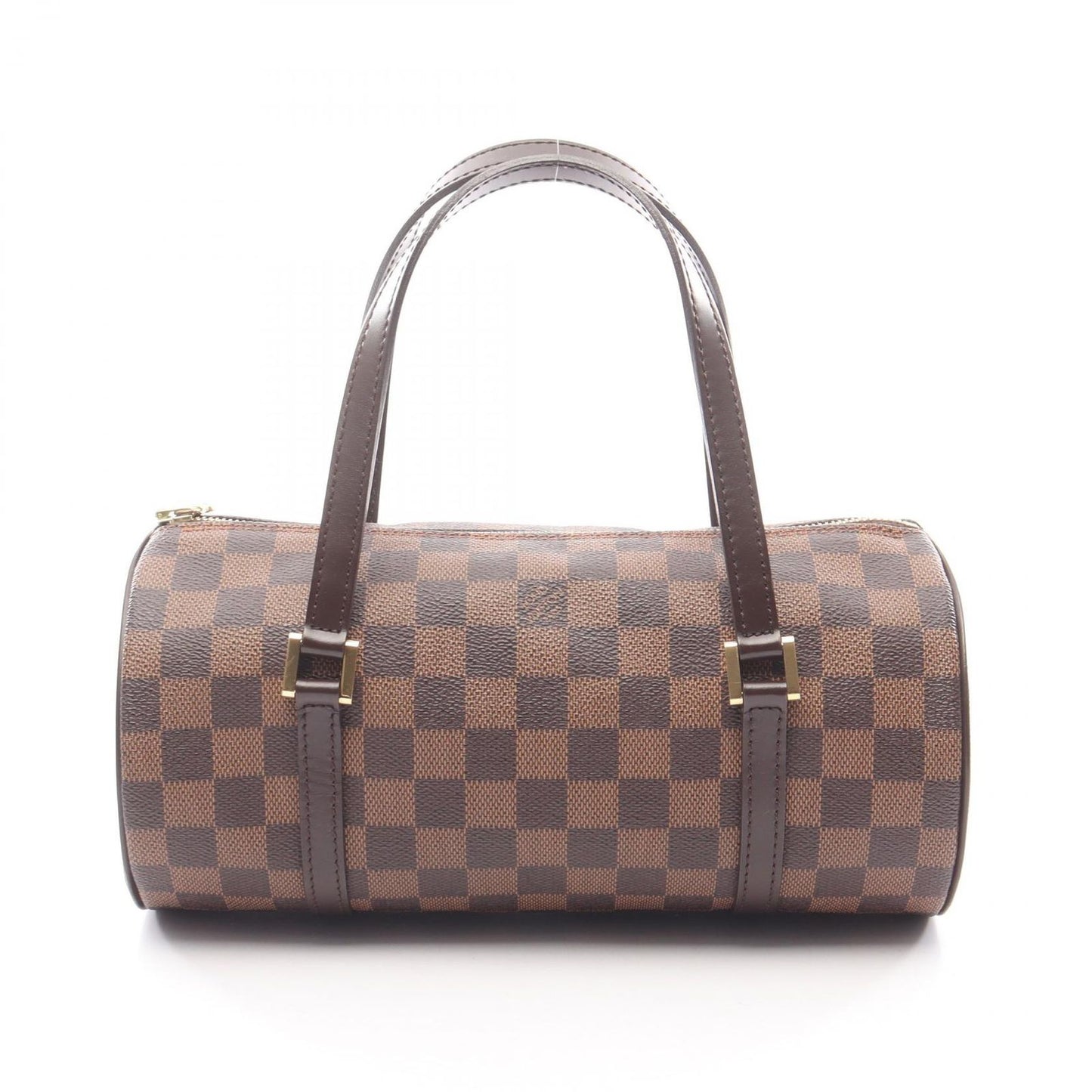 Louis Vuitton Handbag Damier Ebene Canvas Leather