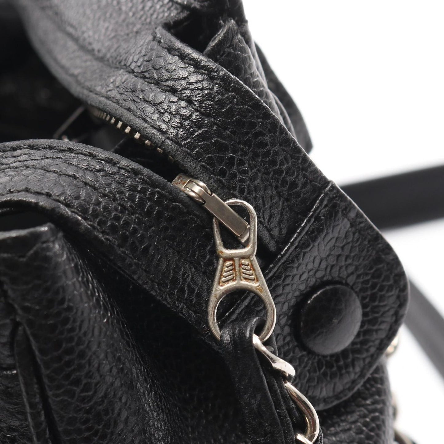 Chanel Shoulder Bag lecoco Mark Black Leather lekoko Sleda Tote — view 8