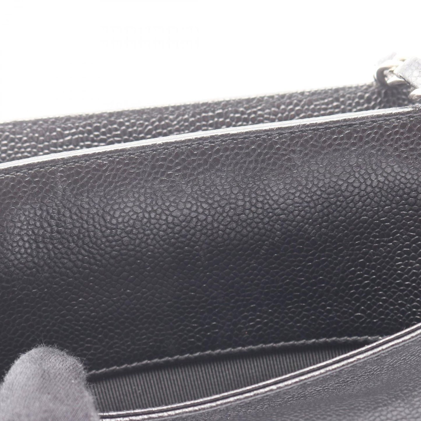 Chanel Shoulder Bag lecoco Mark Black Leather lekoko Sleda Tote — view 7