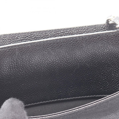 Chanel Shoulder Bag lecoco Mark Black Leather lekoko Sleda Tote — view 7