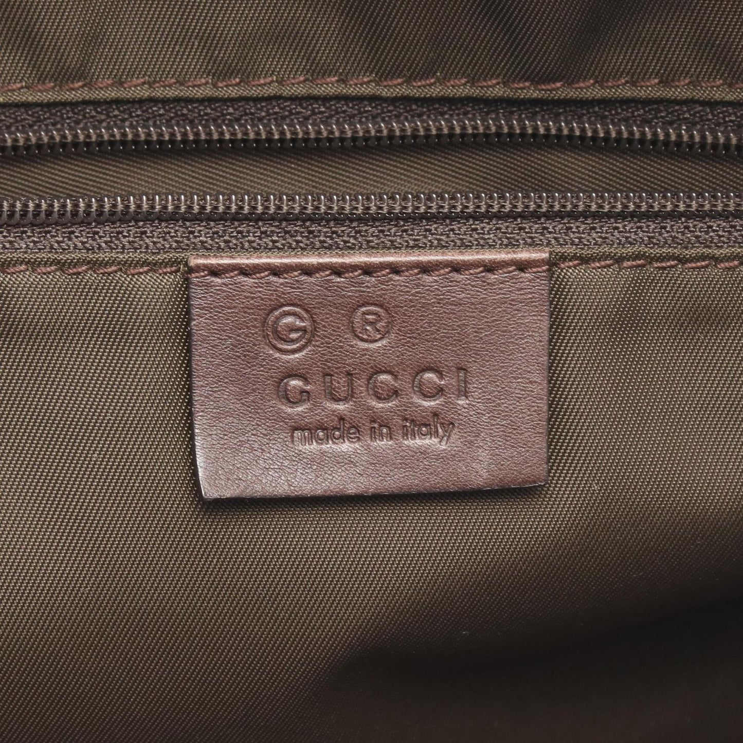 Gucci Handbag Horsebit Beige Da Ninebrown Canvas — view 4