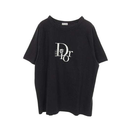 Dior Dio Short Sleeve Erl Black Cotton T-Shirt