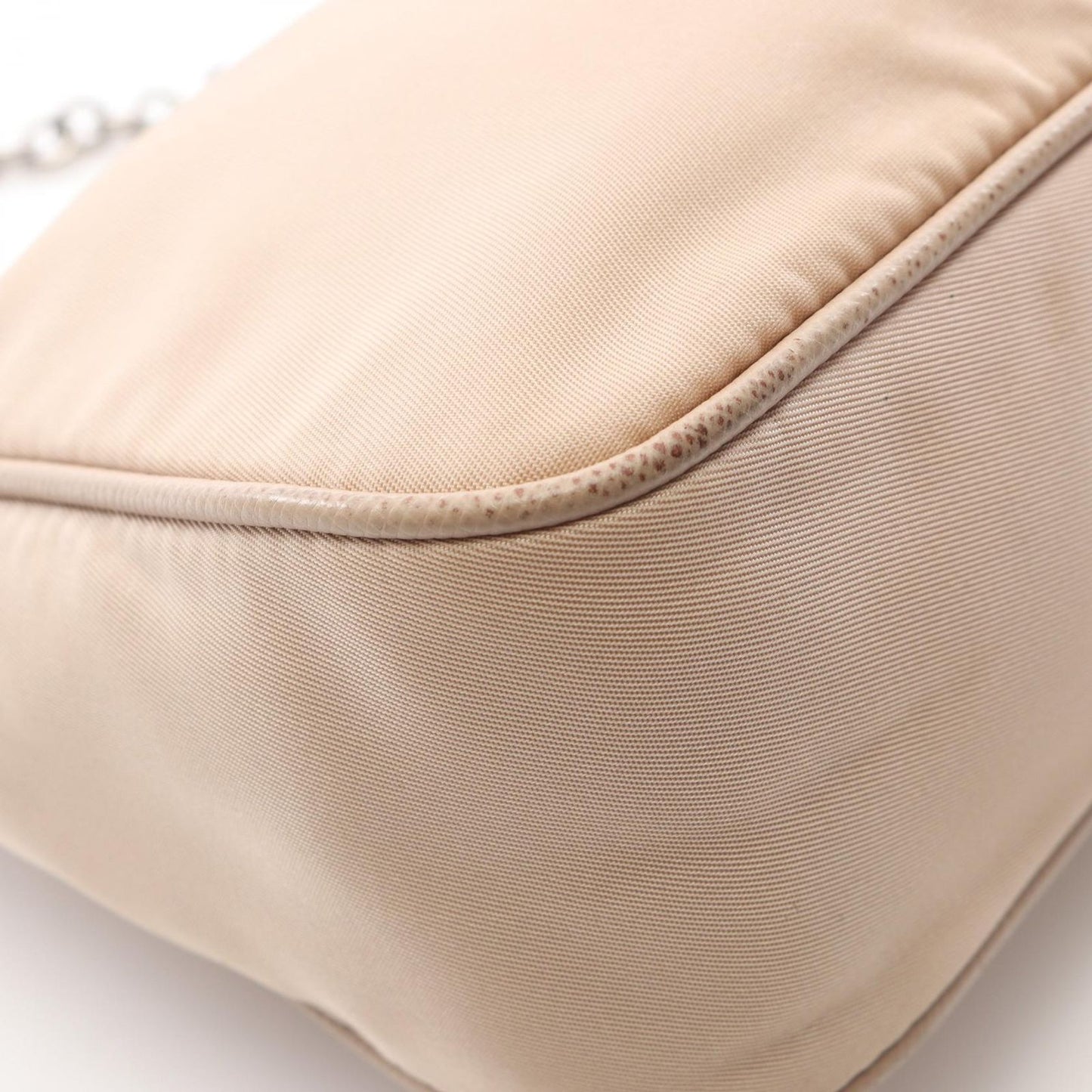 Prada Lada Shoulder Bag Edition Beige Nylon Leather — view 6