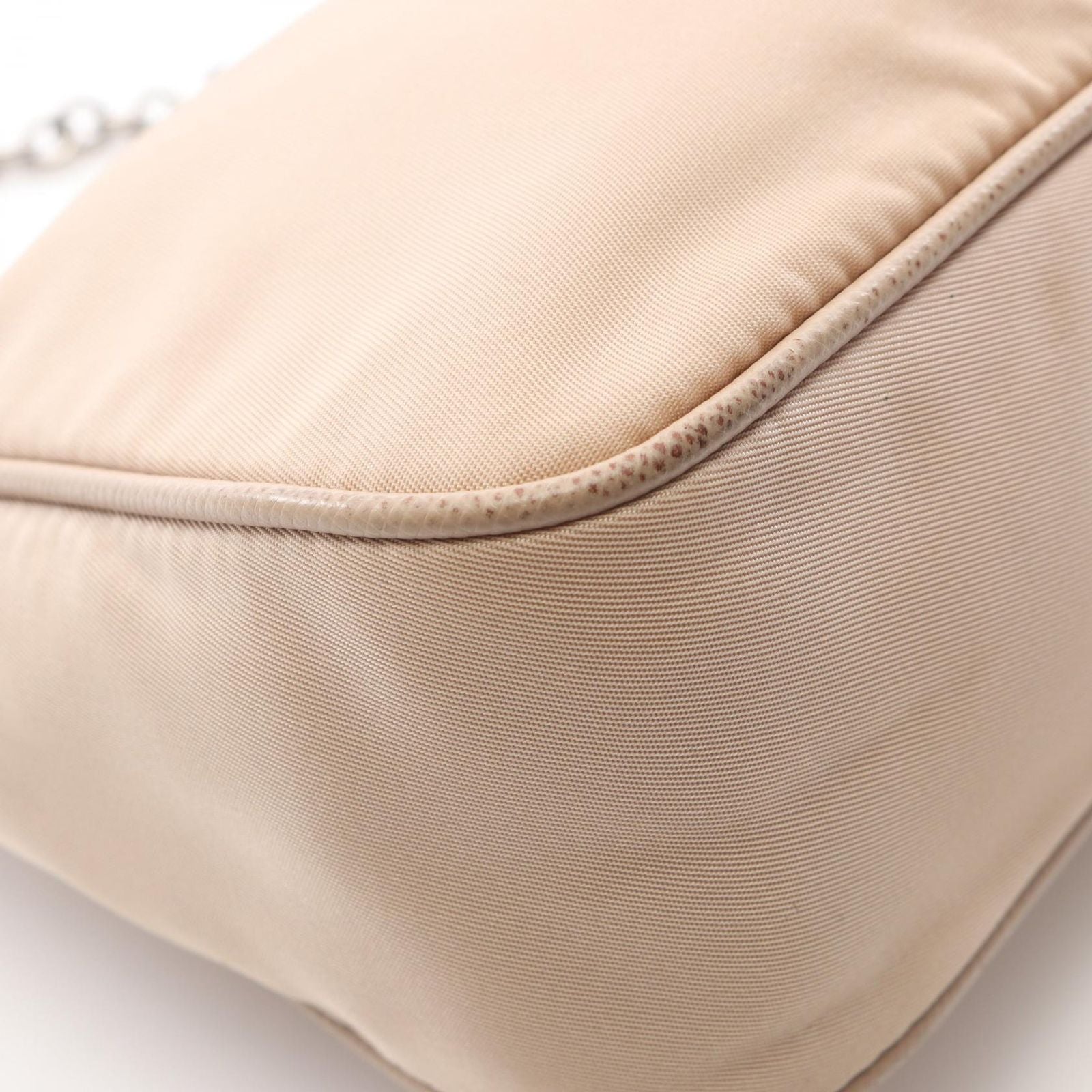 Prada Lada Shoulder Bag Edition Beige Nylon Leather — view 6