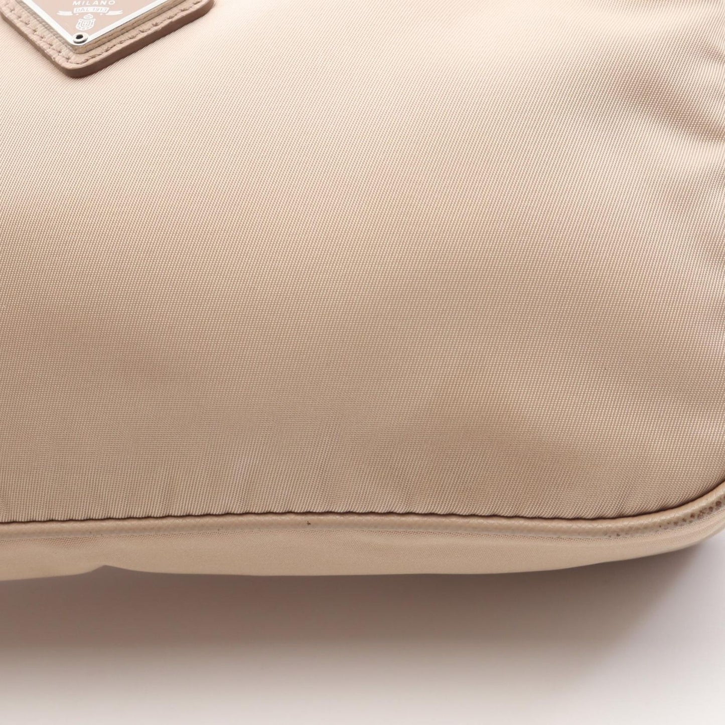 Prada Lada Shoulder Bag Edition Beige Nylon Leather — view 8