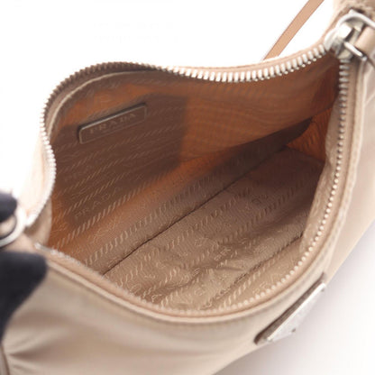 Prada Lada Shoulder Bag Edition Beige Nylon Leather — view 3