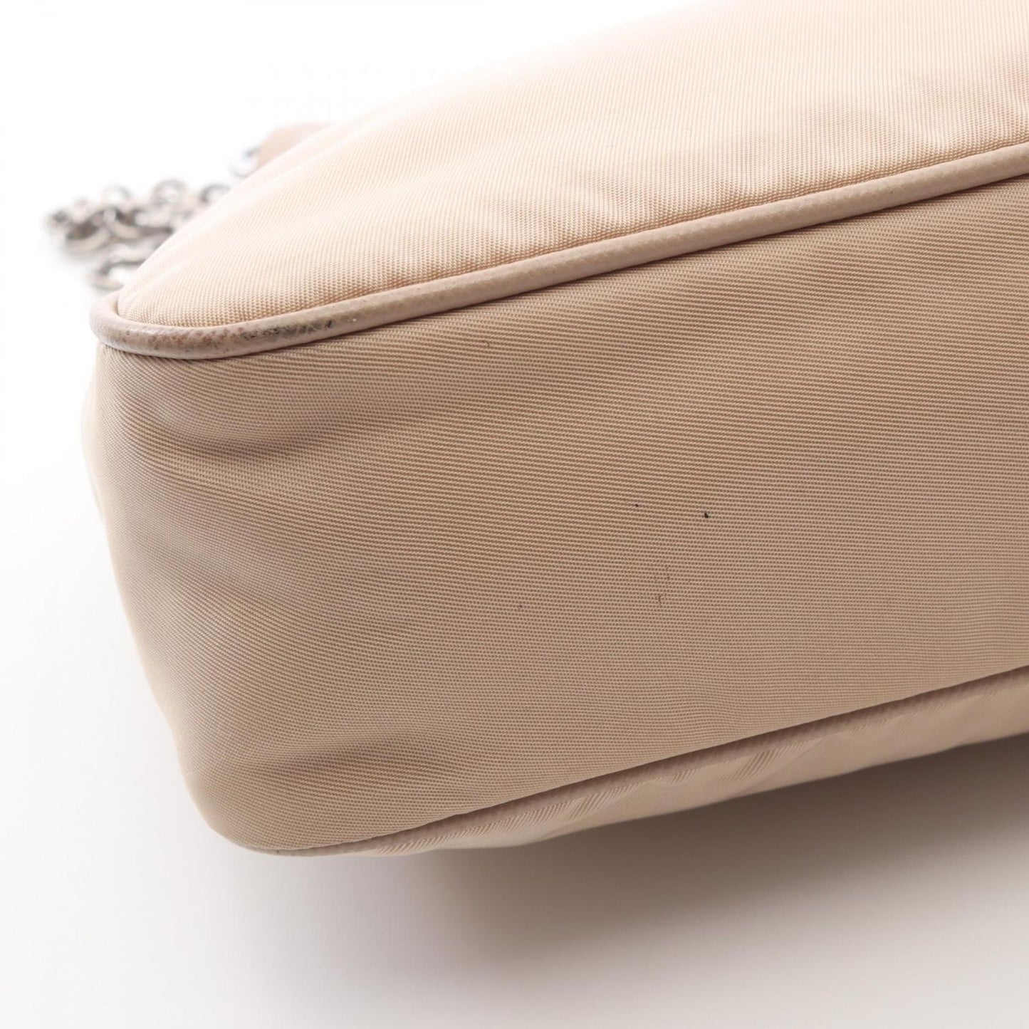 Prada Lada Shoulder Bag Edition Beige Nylon Leather — view 7