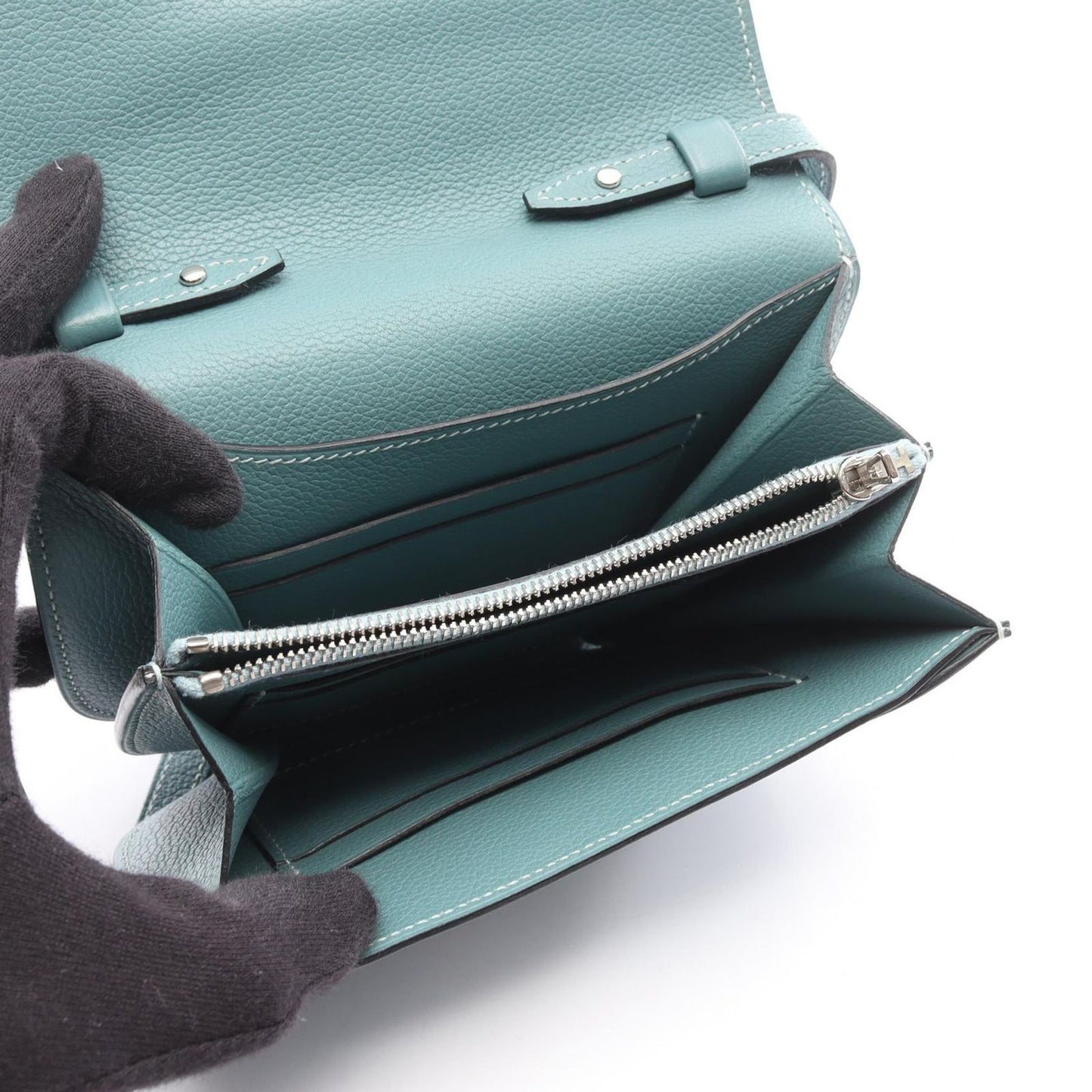 Hermes Shoulder Bag Mini yu Leather — view 3