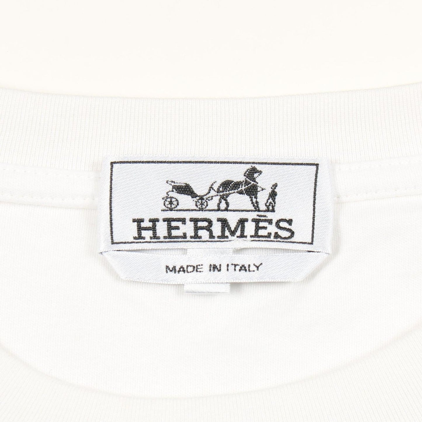 Hermes Short Sleeve Minipa taroulis Carre Cotton T-Shirt — view 3