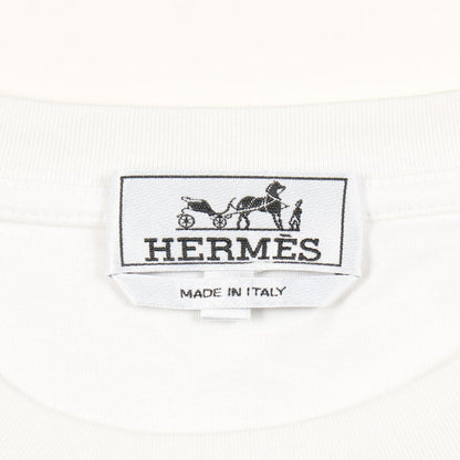 Hermes Short Sleeve Minipa taroulis Carre Cotton T-Shirt — view 3