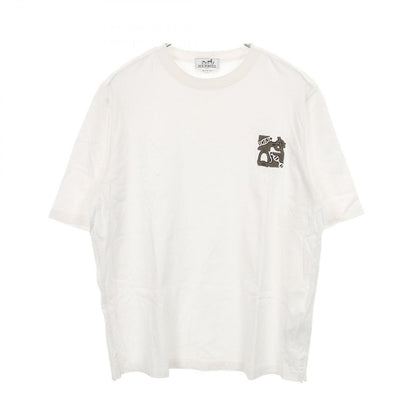 Hermes Short Sleeve Minipa taroulis Carre Cotton T-Shirt