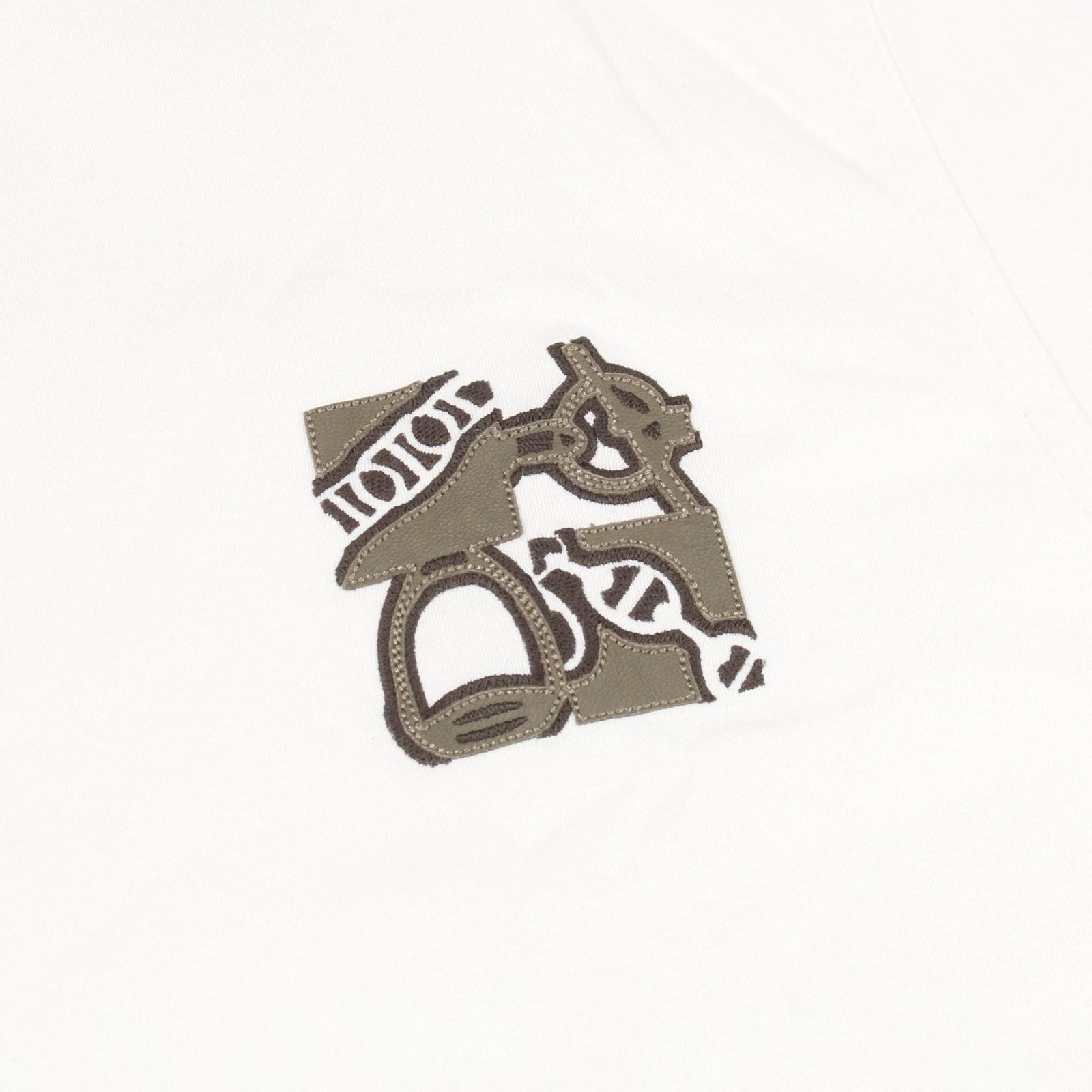 Hermes Short Sleeve Minipa taroulis Carre Cotton T-Shirt — view 6