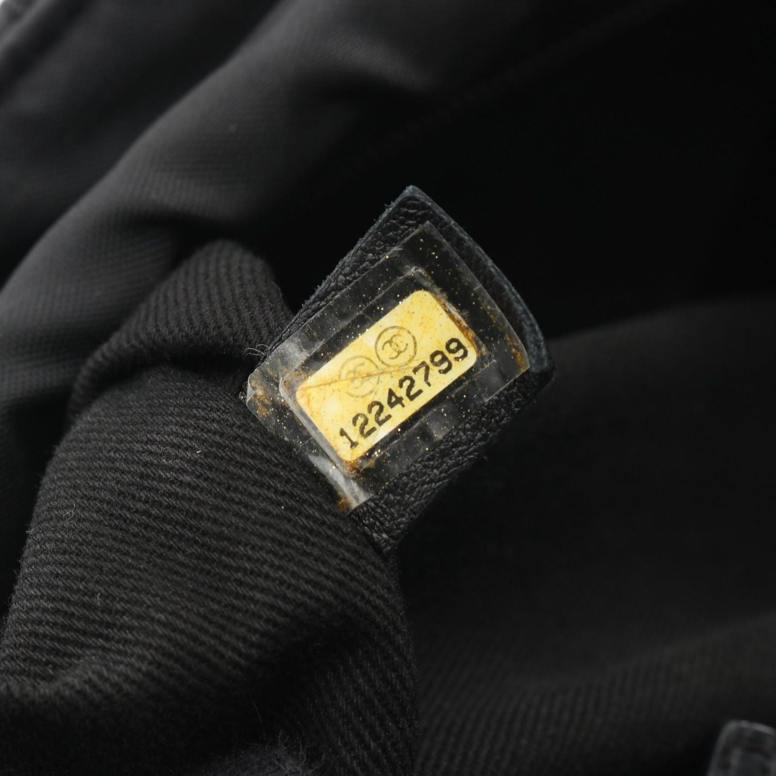 Chanel Tote nineline Black Nylon Leather — view 5