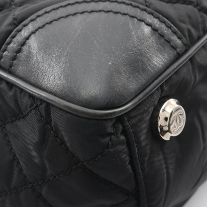 Chanel Tote nineline Black Nylon Leather — view 8