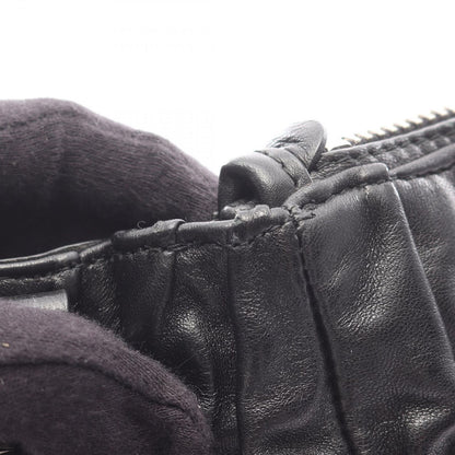 Prada Lada Handbag Nappa Gaufre' Black Leather the 2-Way Tote — view 6